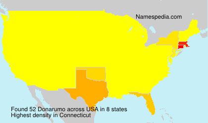 Surname Donarumo in USA Surname Donarumo in USA