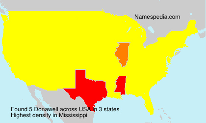 Surname Donawell in USA Surname Donawell in USA