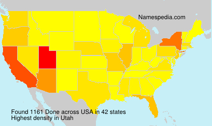 Surname Done in USA Surname Done in USA
