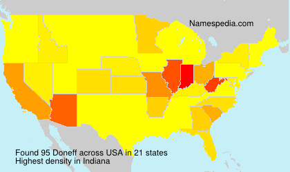 Surname Doneff in USA Surname Doneff in USA