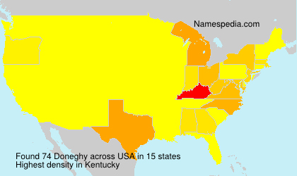 Surname Doneghy in USA Surname Doneghy in USA