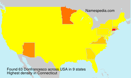 Surname Donfrancesco in USA