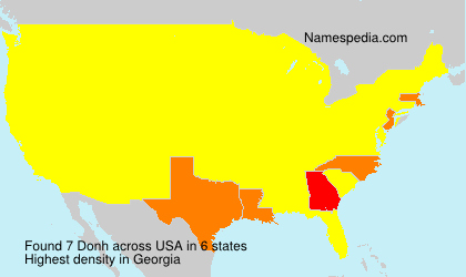 Surname Donh in USA Surname Donh in USA