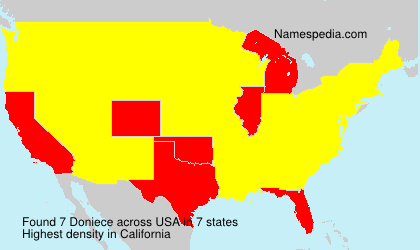 Surname Doniece in USA Surname Doniece in USA