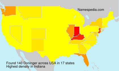 Surname Doninger in USA