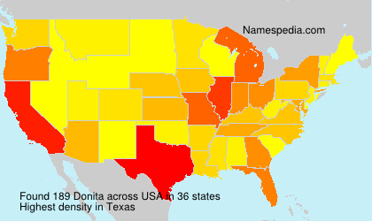 Surname Donita in USA Surname Donita in USA