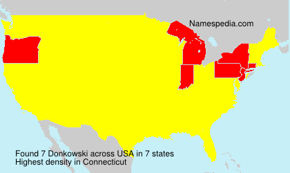 Surname Donkowski in USA Surname Donkowski in USA