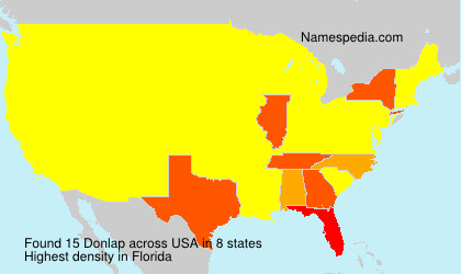 Surname Donlap in USA Surname Donlap in USA