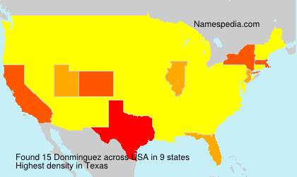 Surname Donminguez in USA Surname Donminguez in USA