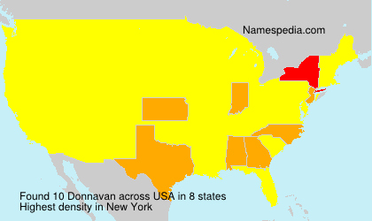 Surname Donnavan in USA Surname Donnavan in USA