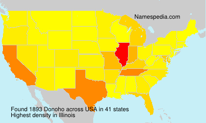 Surname Donoho in USA Surname Donoho in USA