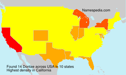 Surname Dontae in USA Surname Dontae in USA