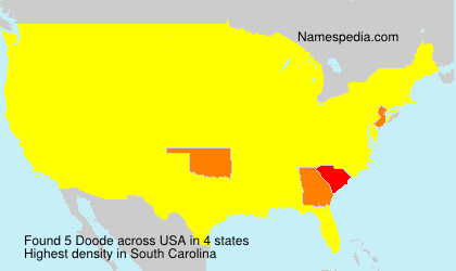 Surname Doode in USA Surname Doode in USA