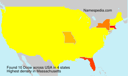 Surname Dooe in USA Surname Dooe in USA
