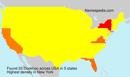 Surname Dookhoo in USA Surname Dookhoo in USA