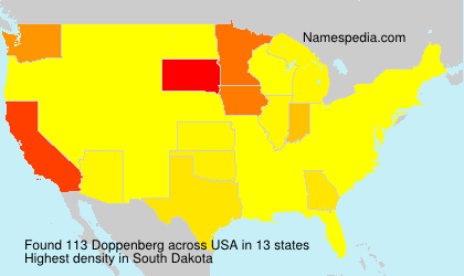 Surname Doppenberg in USA Surname Doppenberg in USA
