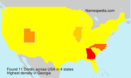 Surname Dordic in USA Surname Dordic in USA