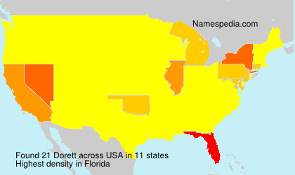 Surname Dorett in USA Surname Dorett in USA