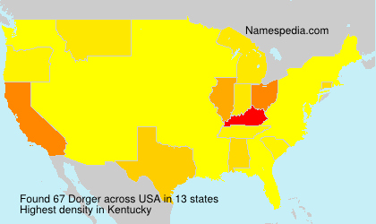 Surname Dorger in USA Surname Dorger in USA