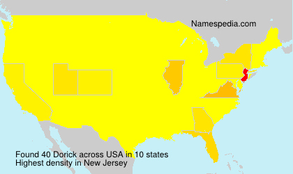 Surname Dorick in USA Surname Dorick in USA
