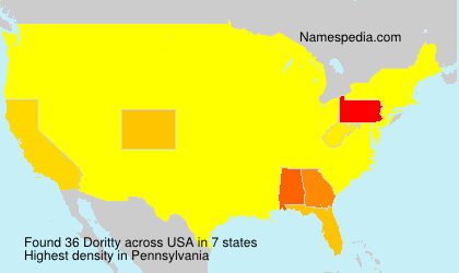 Surname Doritty in USA Surname Doritty in USA