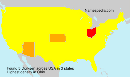 Surname Dorksen in USA Surname Dorksen in USA