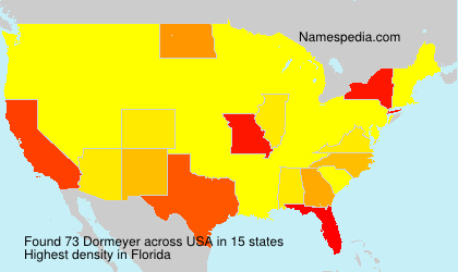 Surname Dormeyer in USA Surname Dormeyer in USA
