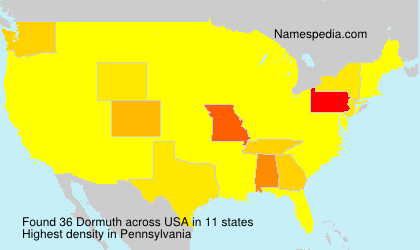 Surname Dormuth in USA Surname Dormuth in USA