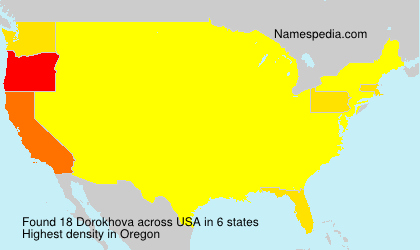 Surname Dorokhova in USA Surname Dorokhova in USA