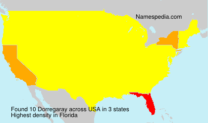 Surname Dorregaray in USA Surname Dorregaray in USA