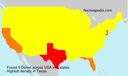 Surname Dorret in USA Surname Dorret in USA