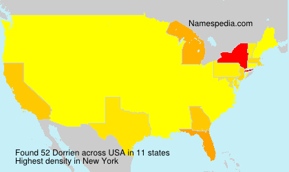 Surname Dorrien in USA