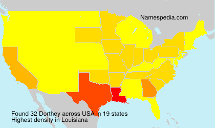 Surname Dorthey in USA