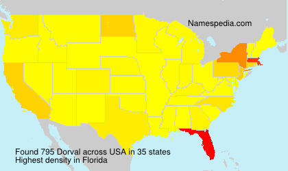 Surname Dorval in USA Surname Dorval in USA