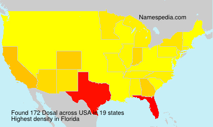 Surname Dosal in USA Surname Dosal in USA
