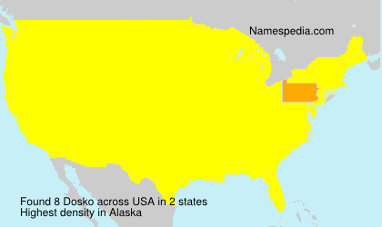 Surname Dosko in USA Surname Dosko in USA
