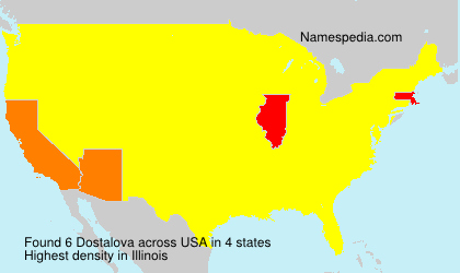 Surname Dostalova in USA Surname Dostalova in USA
