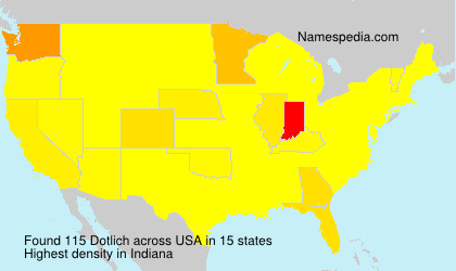 Surname Dotlich in USA Surname Dotlich in USA