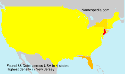 Surname Dotro in USA Surname Dotro in USA