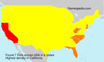 Surname Dots in USA Surname Dots in USA