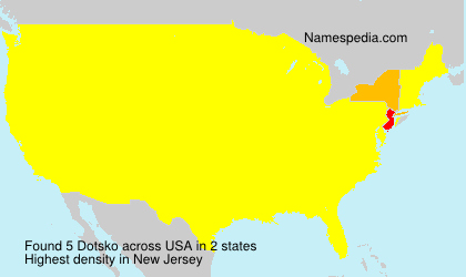 Surname Dotsko in USA Surname Dotsko in USA