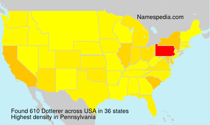 Surname Dotterer in USA Surname Dotterer in USA