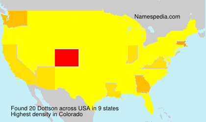 Surname Dottson in USA Surname Dottson in USA