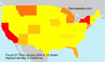 Surname Dotz in USA Surname Dotz in USA