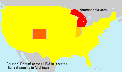 Surname Dotzlaf in USA Surname Dotzlaf in USA
