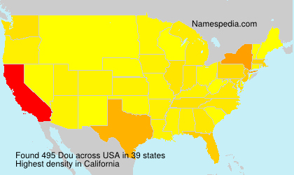 Surname Dou in USA Surname Dou in USA