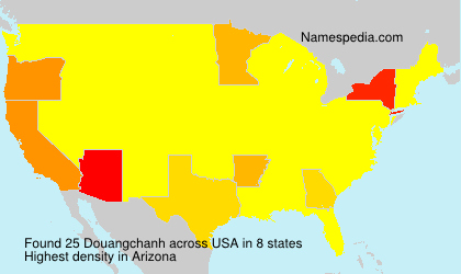 Surname Douangchanh in USA