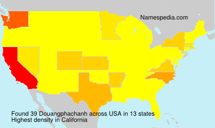 Surname Douangphachanh in USA Surname Douangphachanh in USA