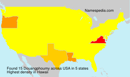 Surname Douangphoumy in USA Surname Douangphoumy in USA