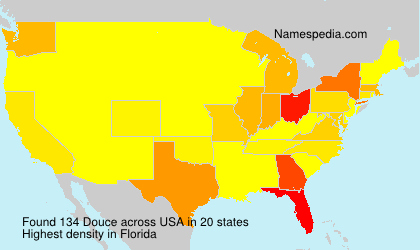 Surname Douce in USA Surname Douce in USA